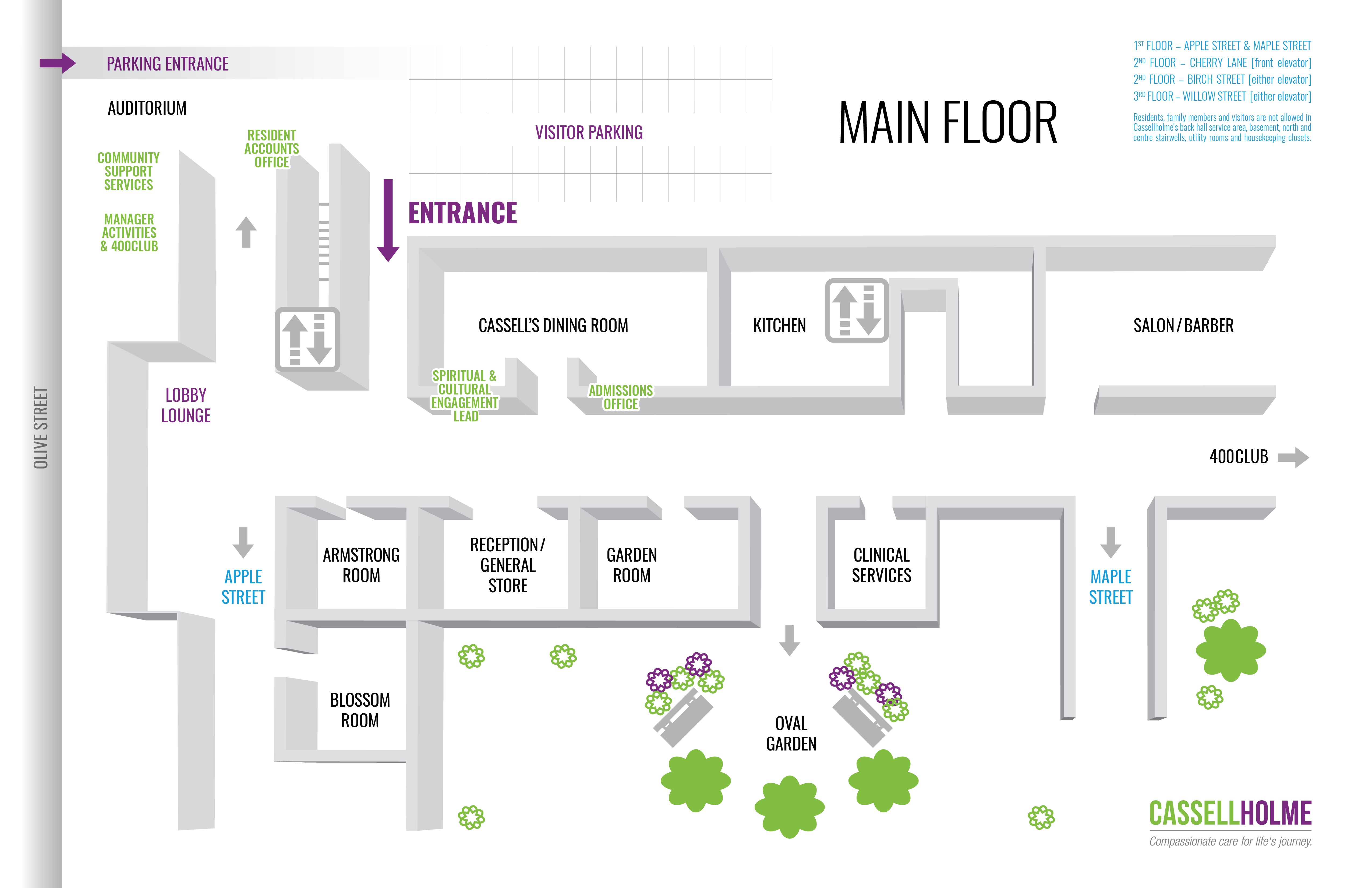 Main Floor Map