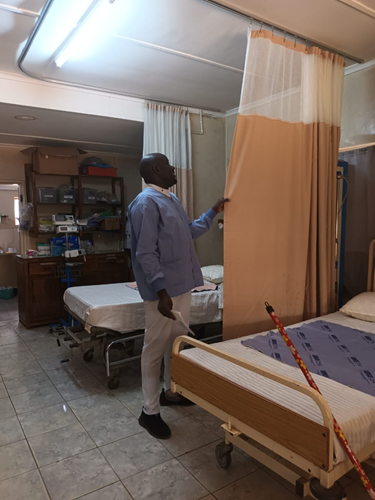 installing privacy curtain tracks